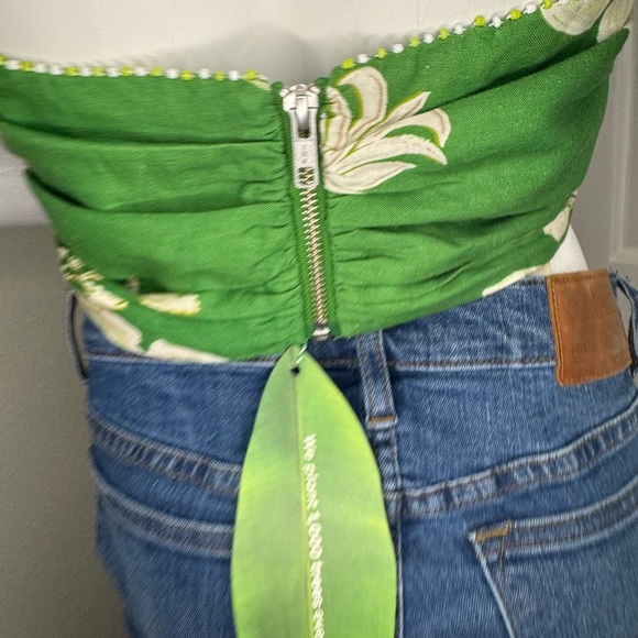 FARM Rio Green Floral Blouse - Picture 11 of 14